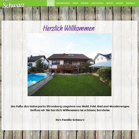 Ferienwohnung Schwarz Sersheim Exteriér fotografie